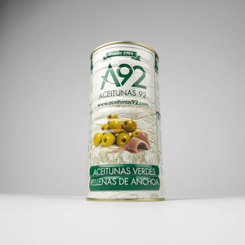 Aceitunas Verdes Rellenas de Anchoa Formato Familiar - 1,5 kg | A92 - Image 3
