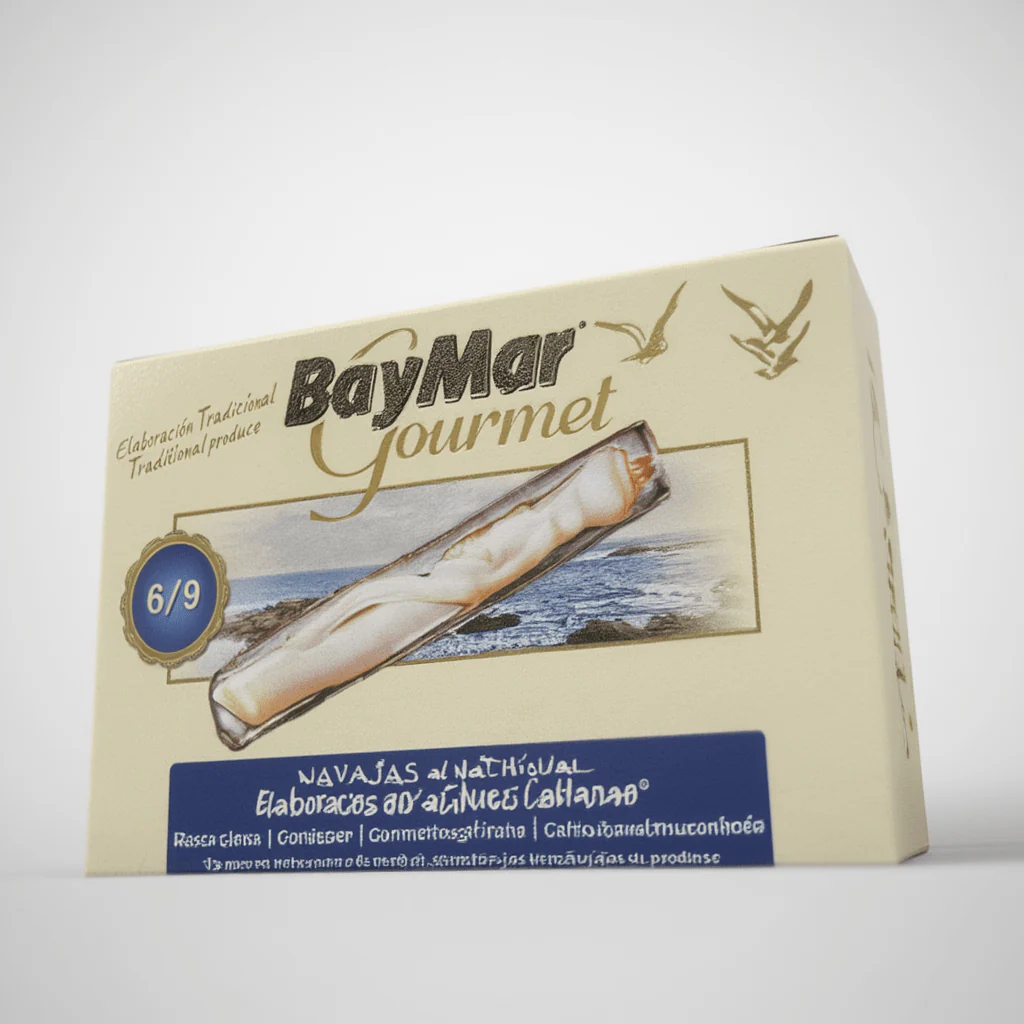 Navajas al Natural de las Rías Lata 120 ml 6/9 Piezas - 115g | BayMar Gourmet - Image 7