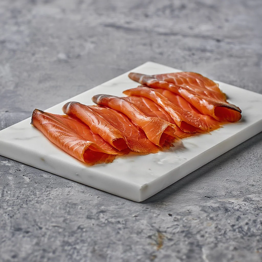 Salmón ahumado suave cortado a mano - Image 9